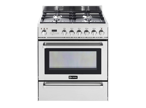 Verona 30" inch Self-Cleaning Duel-Fuel Convection Range